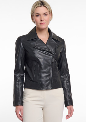 Ladies Leather Biker
